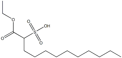 1-Ethoxycarbonyl-1-undecanesulfonic acid Structure