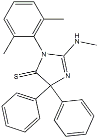 1-(2,6-Dimethylphenyl)-2-methylamino-4,4-diphenyl-2-imidazoline-5-thione