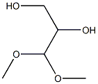 (-)-L-Glyceraldehyde dimethyl acetal,,结构式