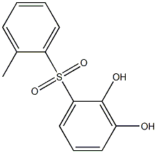 2,3-Dihydroxy-2'-methyl[sulfonylbisbenzene] Structure