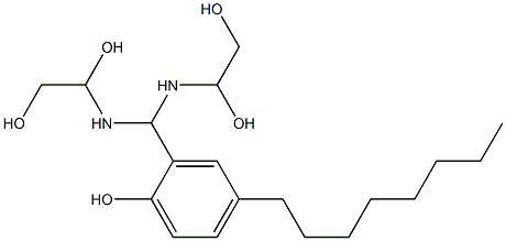 2-[Bis[(1,2-dihydroxyethyl)amino]methyl]-4-octylphenol