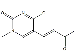 5-(3-Oxo-1-butenyl)-4-methoxy-1,6-dimethylpyrimidin-2(1H)-one