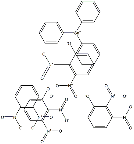 Triphenyltin(IV)2,3-dinitrophenolate Structure