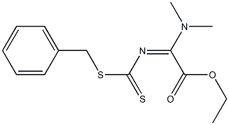  N-[Ethoxycarbonyl(dimethylamino)methylene]dithiocarbamic acid benzyl ester