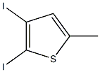 2,3-Diiodo-5-methylthiophene Struktur