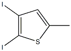 2,3-Diiodo-5-methylthiophene 结构式