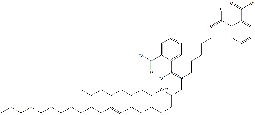 Bis[phthalic acid 1-(6-octadecenyl)]dioctyltin(IV) salt