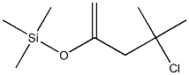 4-Chloro-4-methyl-2-trimethylsiloxy-1-pentene Structure