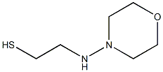2-(モルホリノアミノ)エタンチオール 化学構造式