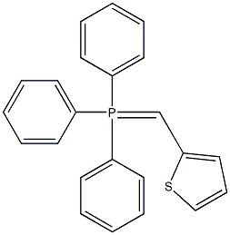 2-(Triphenylphosphoranylidenemethyl)thiophene Structure