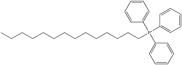 Triphenyltetradecylphosphonium,,结构式