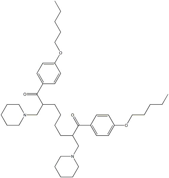  1,8-Bis(4-pentyloxyphenyl)-2,7-bis(piperidinomethyl)-1,8-octanedione