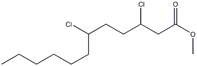 3,6-Dichlorolauric acid methyl ester Structure