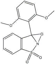 7b-(2,6-Dimethoxyphenyl)-7bH-oxazirino[2,3-b][1,2]benzisothiazole 3,3-dioxide