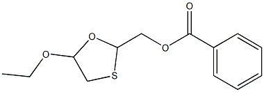 5-Ethoxy-2-(benzoyloxymethyl)-1,3-oxathiolane Structure