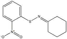 [(2-ニトロフェニル)チオイミノ]シクロヘキサン 化学構造式