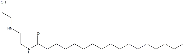 N-[2-[(2-ヒドロキシエチル)アミノ]エチル]ヘプタデカンアミド 化学構造式