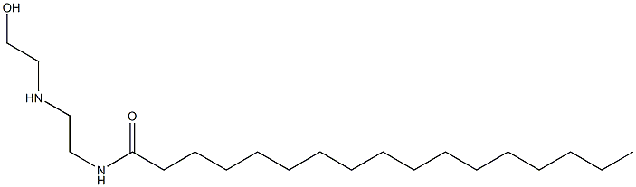 N-[2-[(2-Hydroxyethyl)amino]ethyl]heptadecanamide Struktur