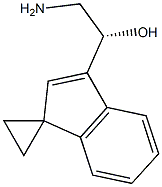 (R)-2-Amino-1-(spiro[cyclopropane-1,1'-[1H]inden]-3'-yl)ethanol,,结构式