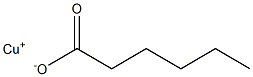 Hexanoic acid copper(I) salt,,结构式