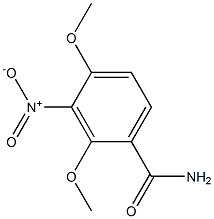 2,4-Dimethoxy-3-nitrobenzamide,,结构式