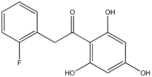 2,4-Dihydroxy-6-hydroxy-2'-fluorodeoxybenzoin Struktur