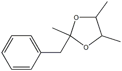 2-Benzyl-2,4,5-trimethyl-1,3-dioxolane Structure