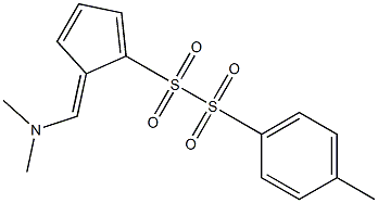  5-Dimethylaminomethylene-1-((4-methylphenylsulfonyl)sulfonyl)-1,3-cyclopentadiene