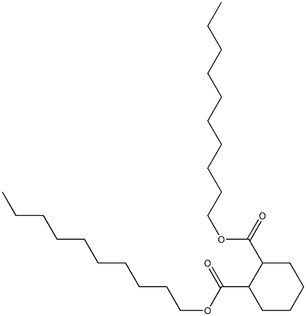 1,2-Cyclohexanedicarboxylic acid didecyl ester Structure