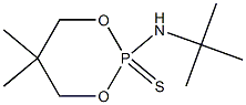 2-(tert-Butylamino)-5,5-dimethyl-2-thioxo-1,3,2-dioxaphosphorinane Struktur
