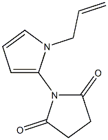 N-(1-Allyl-1H-pyrrol-2-yl)succinimide Structure