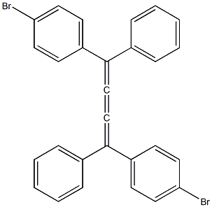 1,4-Bis(4-bromophenyl)-1,4-diphenylbutane-1,2,3-triene,,结构式