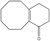 1,2,3,4,5,6,7,8,9,10-Decahydrobenzocyclooctene-1-one,,结构式