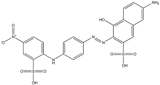 7-Amino-4-hydroxy-3-[[4-[(4-nitro-2-sulfophenyl)amino]phenyl]azo]-2-naphthalenesulfonic acid