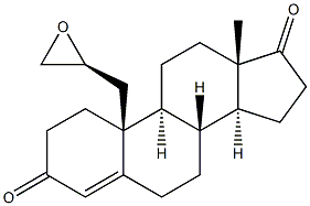 19-[(S)-Oxiran-2-yl]androst-4-ene-3,17-dione Struktur