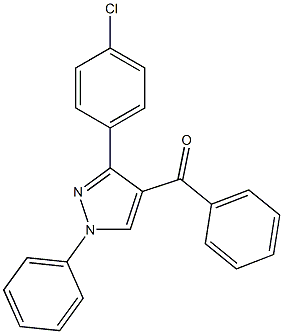 1-Phenyl-3-(4-chlorophenyl)-4-benzoyl-1H-pyrazole|