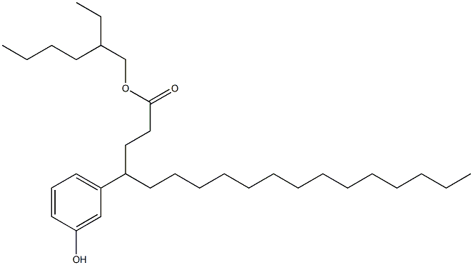 4-(3-Hydroxyphenyl)stearic acid 2-ethylhexyl ester