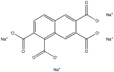 1,2,6,7-Naphthalenetetracarboxylic acid tetrasodium salt Structure