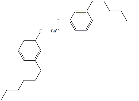 Barium bis(3-hexylphenolate) Structure