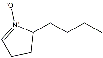 2-Butyl-3,4-dihydro-2H-pyrrole 1-oxide Struktur