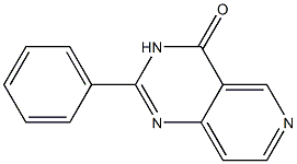 2-Phenylpyrido[4,3-d]pyrimidin-4(3H)-one Struktur