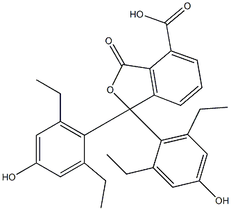  1,1-Bis(2,6-diethyl-4-hydroxyphenyl)-1,3-dihydro-3-oxoisobenzofuran-4-carboxylic acid