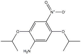 4-ニトロ-2,5-ジイソプロポキシアニリン 化学構造式