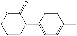 3-(4-Methylphenyl)tetrahydro-2H-1,3-oxazin-2-one 结构式