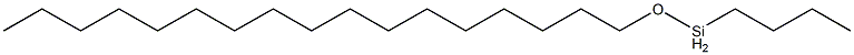  Butyl(heptadecyloxy)silane