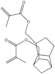 Bismethacrylic acid tricyclo[5.2.1.02,6]decane-3,9-diylbismethylene ester Structure
