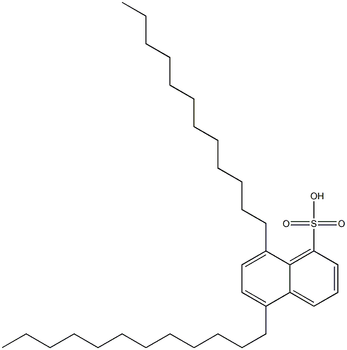 5,8-Didodecyl-1-naphthalenesulfonic acid,,结构式