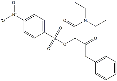 N,N-Diethyl-2-[(4-nitrophenyl)sulfonyloxy]-3-oxo-4-phenylbutanamide