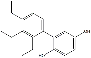  2-(2,3,4-Triethylphenyl)benzene-1,4-diol