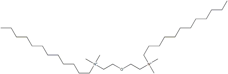 N,N'-Oxybisethylenebis(N,N-dimethyldodecane-1-aminium) Structure